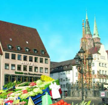 Tiptop Hotel Am Schoenen Brunnen Nuremberg Luaran gambar